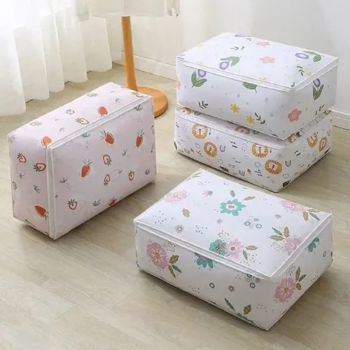 Waterproof Printed Blanket Clothes Storage Bag